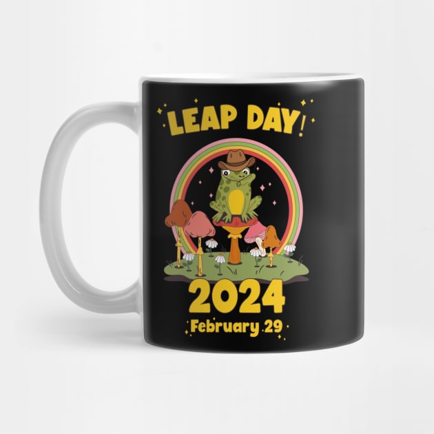 Funny Frog Leap Day Year 2024 February 29 Birthday Boy by ANAREL